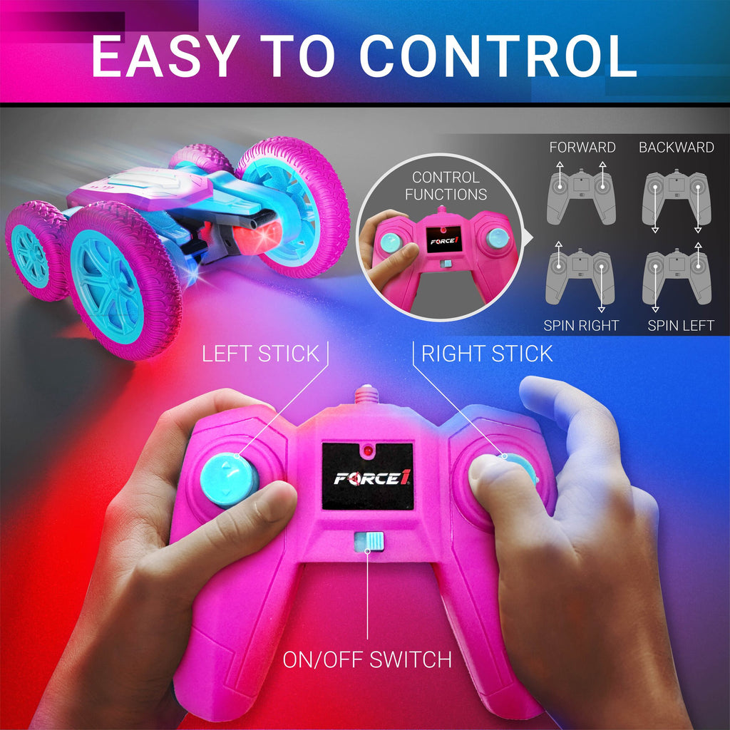 Tornado LED Pink/Blue RC Car