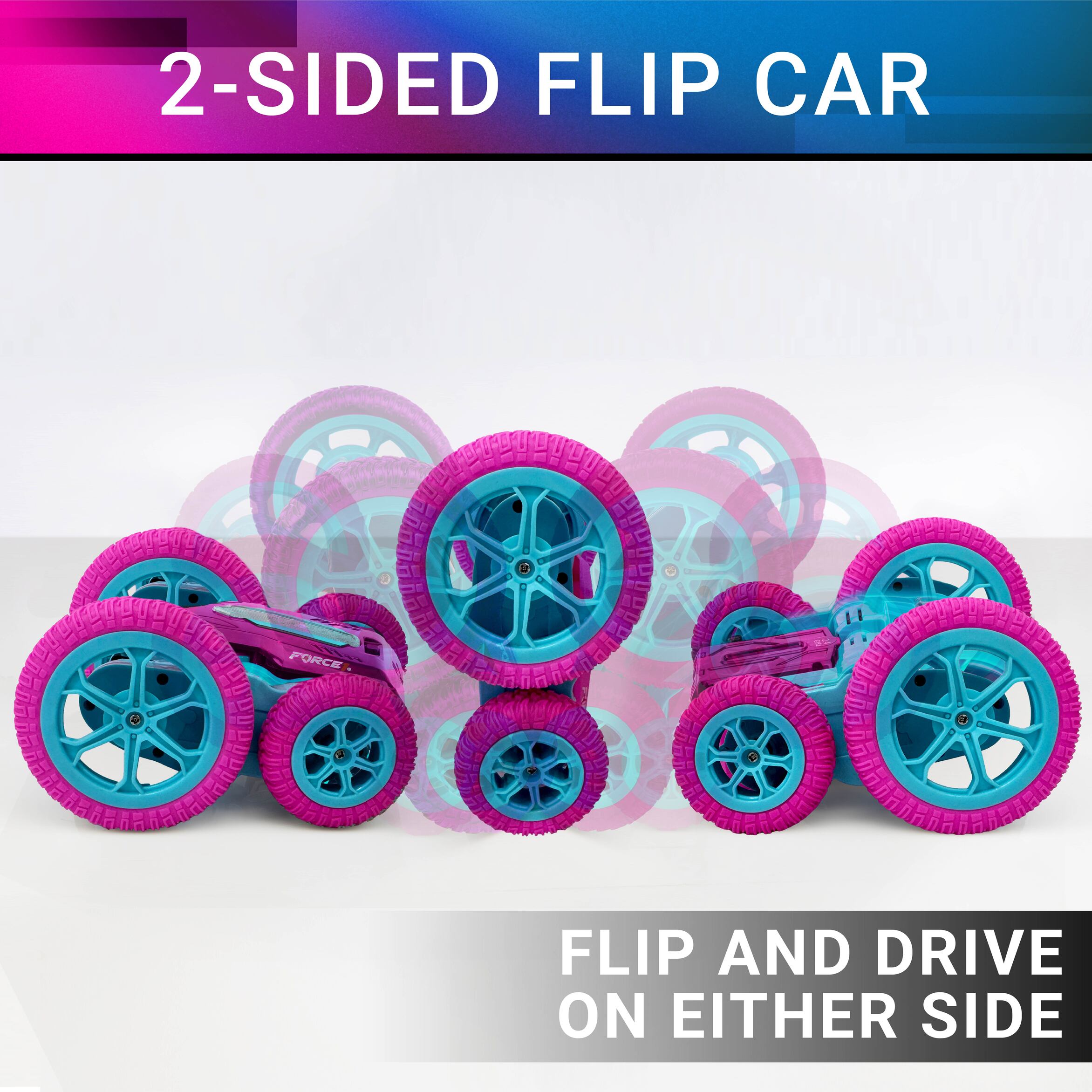 Tornado LED Pink/Blue RC Car