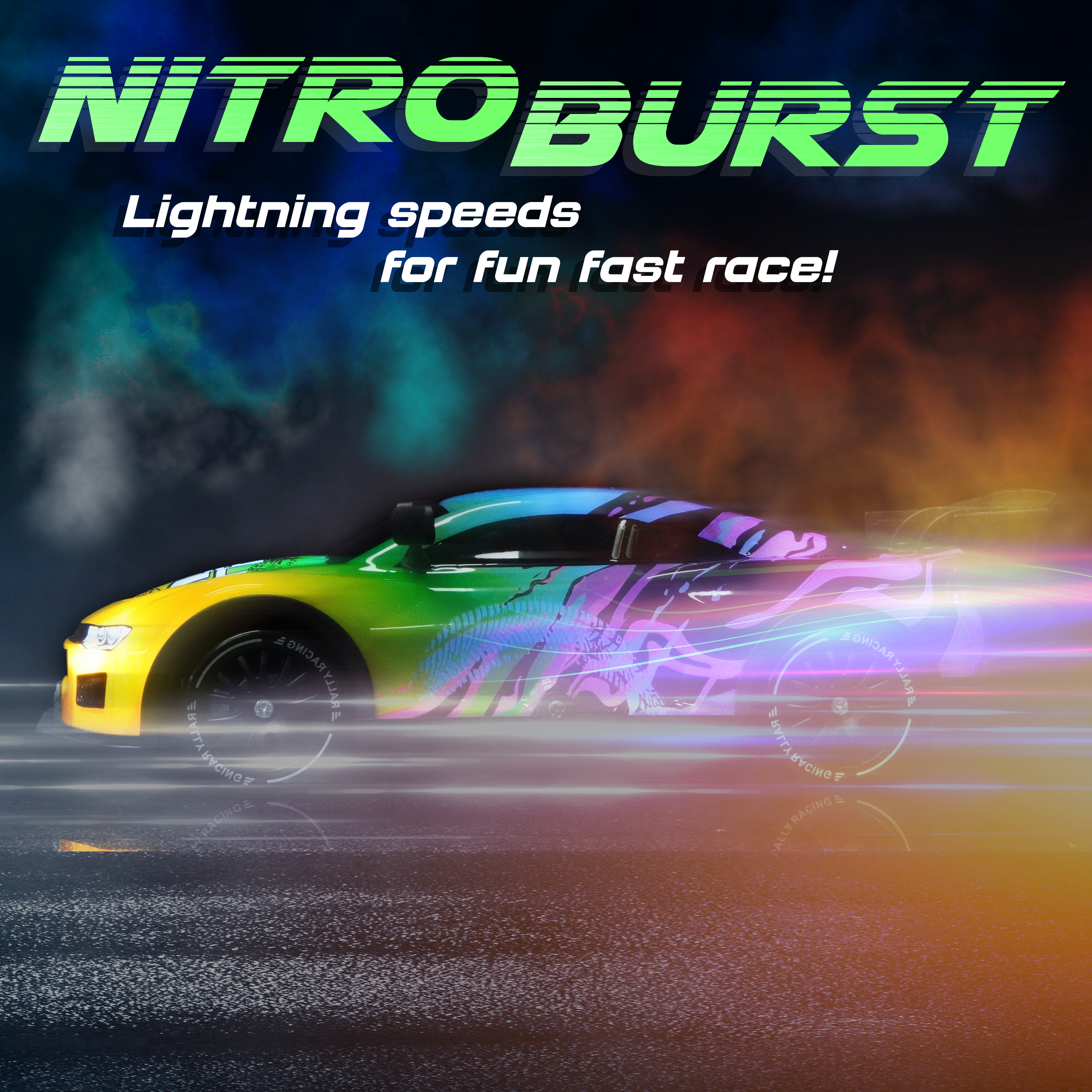 Force1 High-Speed Turbo Drift Racing RC Car