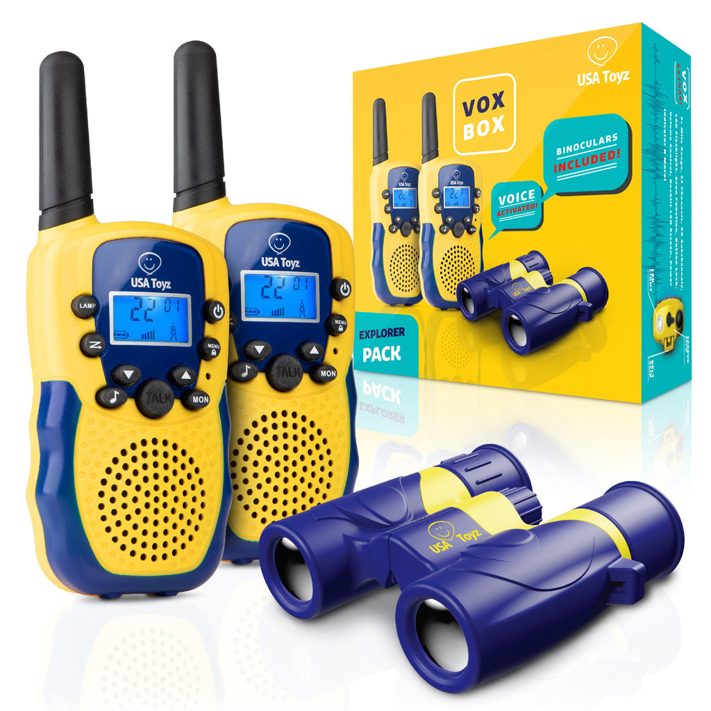 USA Toyz Vox Box Walkie Talkies for Kids - 2pk