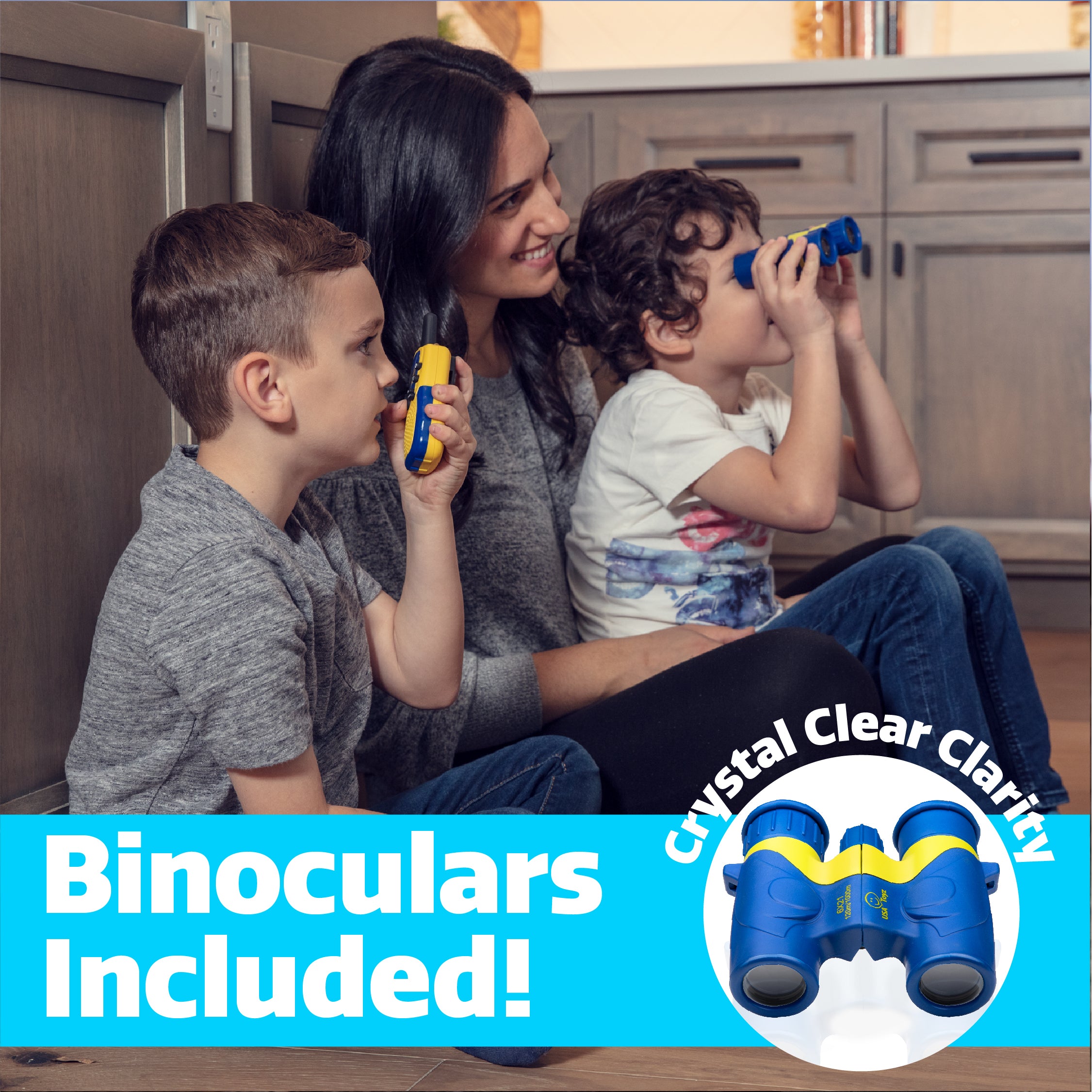 USA Toyz Vox Box Walkie Talkies for Kids - 2pk