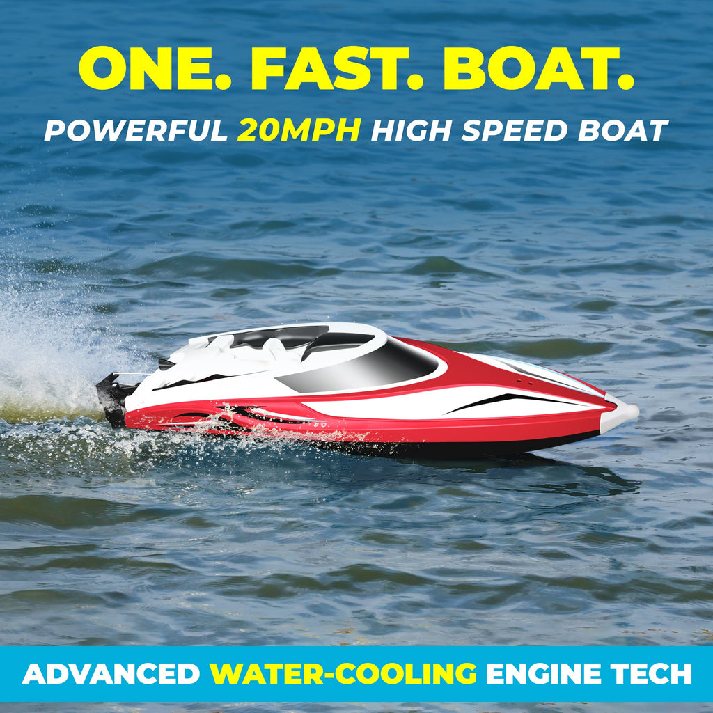 Force1 Velocity H102 RC Boat - Red