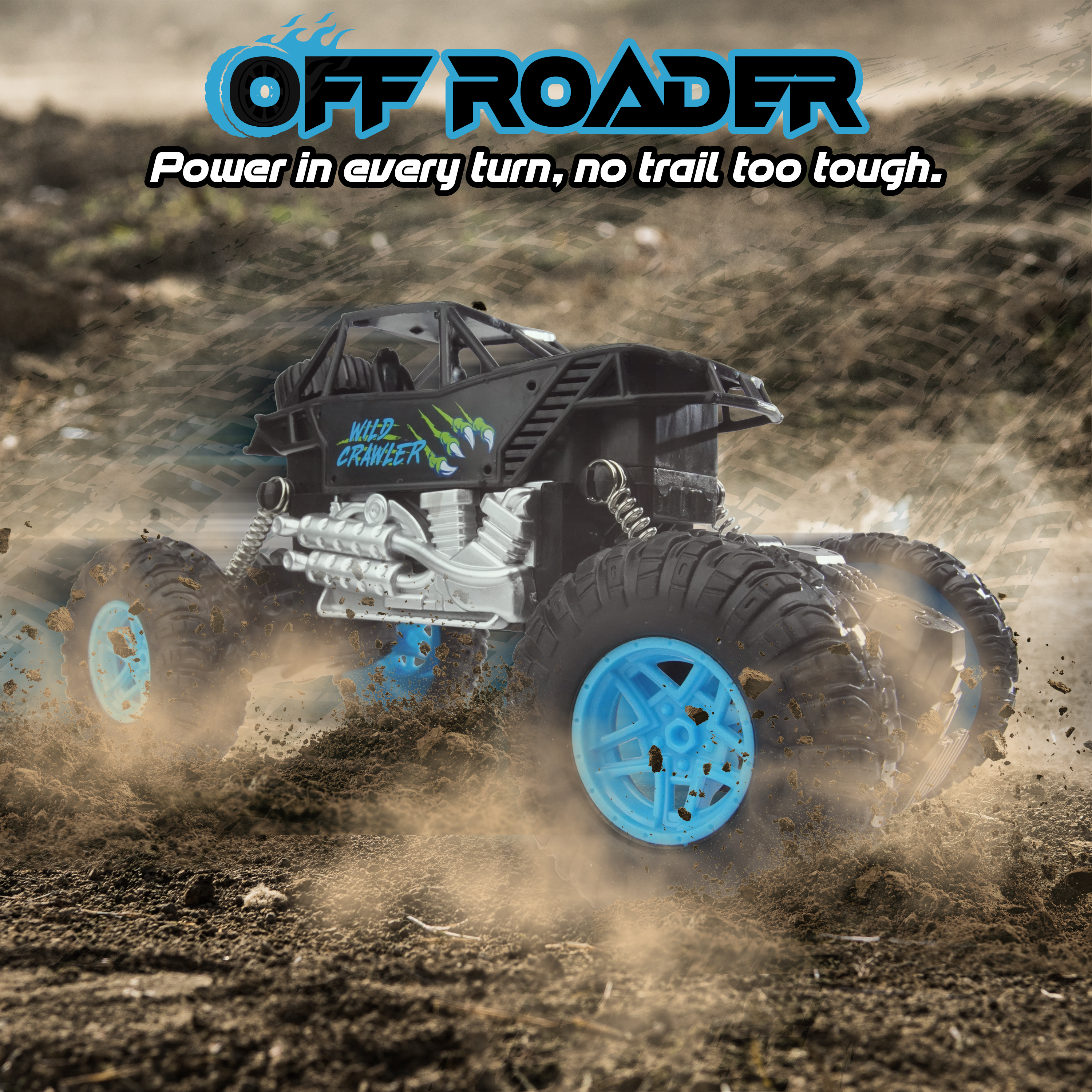 USA Toyz Wild Crawler RC Monster Truck