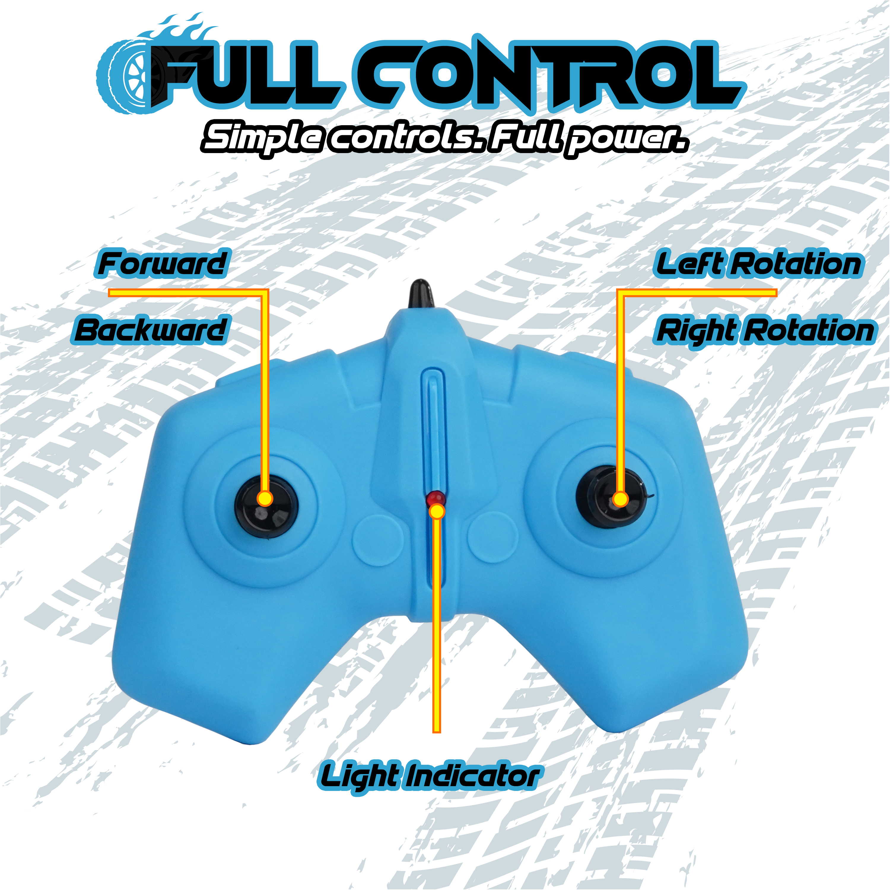 USA Toyz Wild Crawler RC Monster Truck