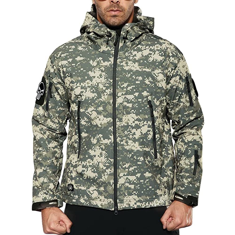 Army Outdoor Tactical Waterproof Softshell Fleece Jacket