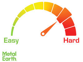 Model Kit Western Star 4900SF Log Truck Red (Challenging Difficulty) Steel Model by Metal Earth-0