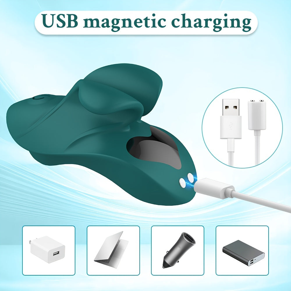 NNETM 10-Mode Rechargeable Face and Neck Massager(Green)