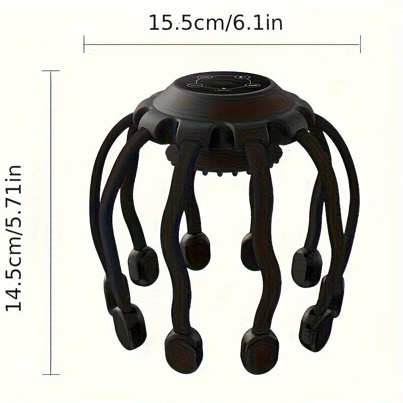 Multi-Claw Electric Massager for Head, Scalp, and Neck(Black)-1