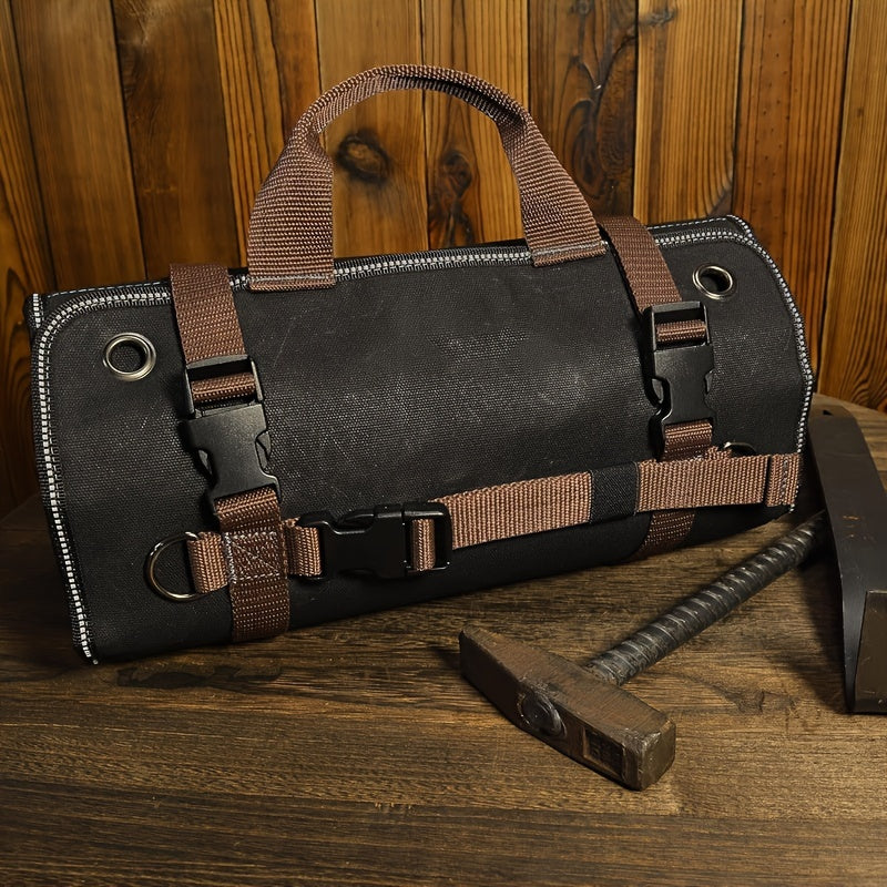 Mechanic's Roll Tool Bag Organizer-2