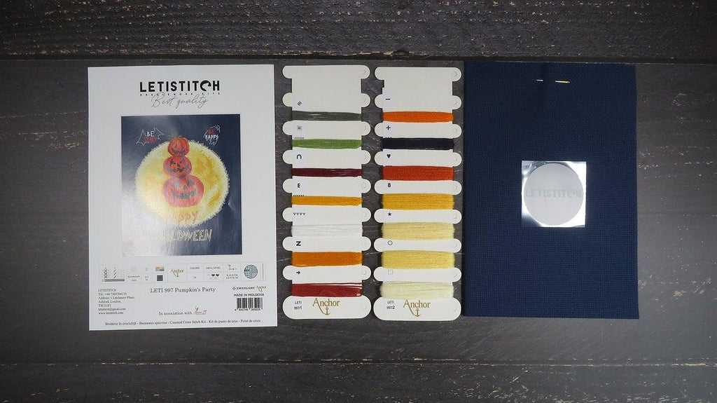 Counted Cross Stitch Kit Pumpkin's Party Leti997