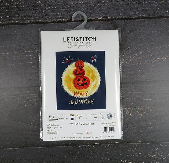 Counted Cross Stitch Kit Pumpkin's Party Leti997