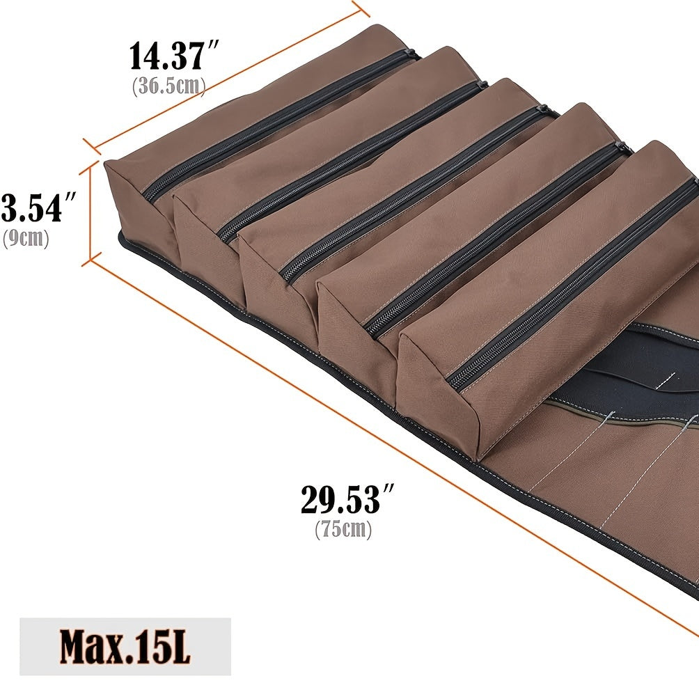 Mechanic's Roll Tool Bag Organizer-4