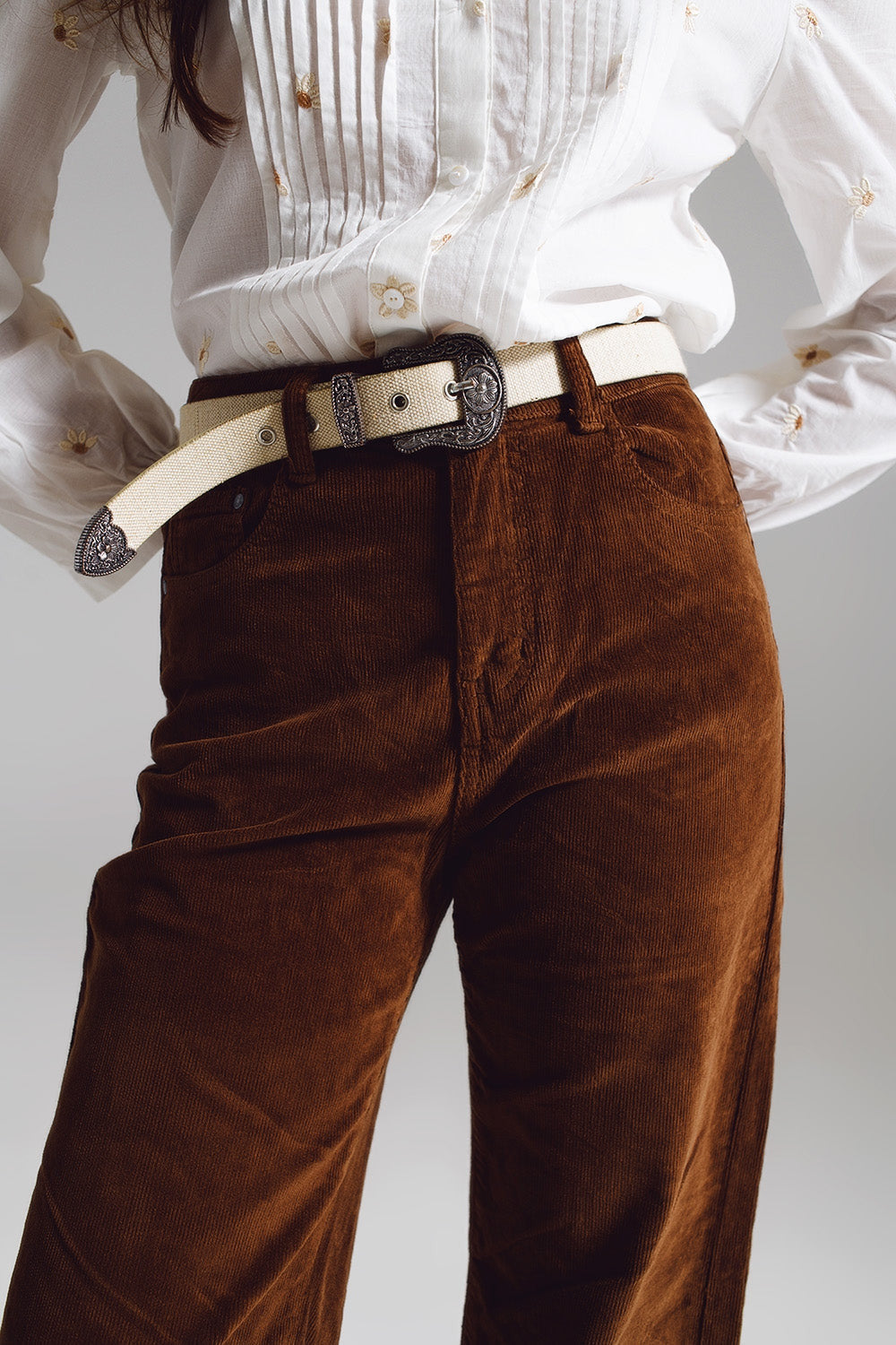 Vintage Cord Pants in Brown