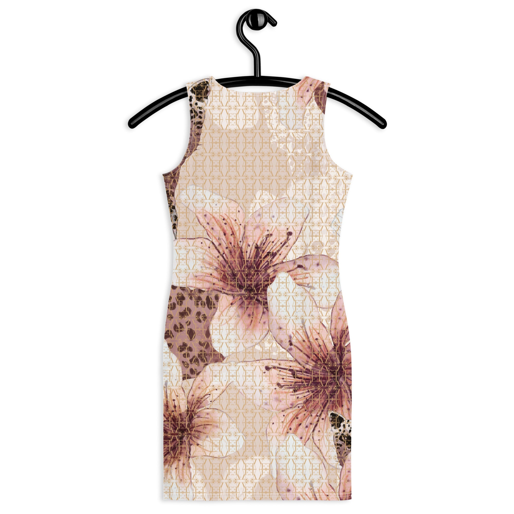 Bodycon floral pattern dress