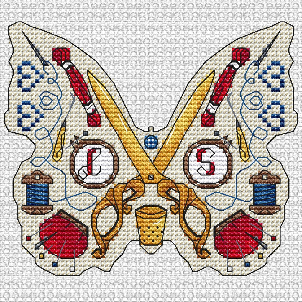 Flight of the Needle 1 - PDF Cross Stitch Pattern