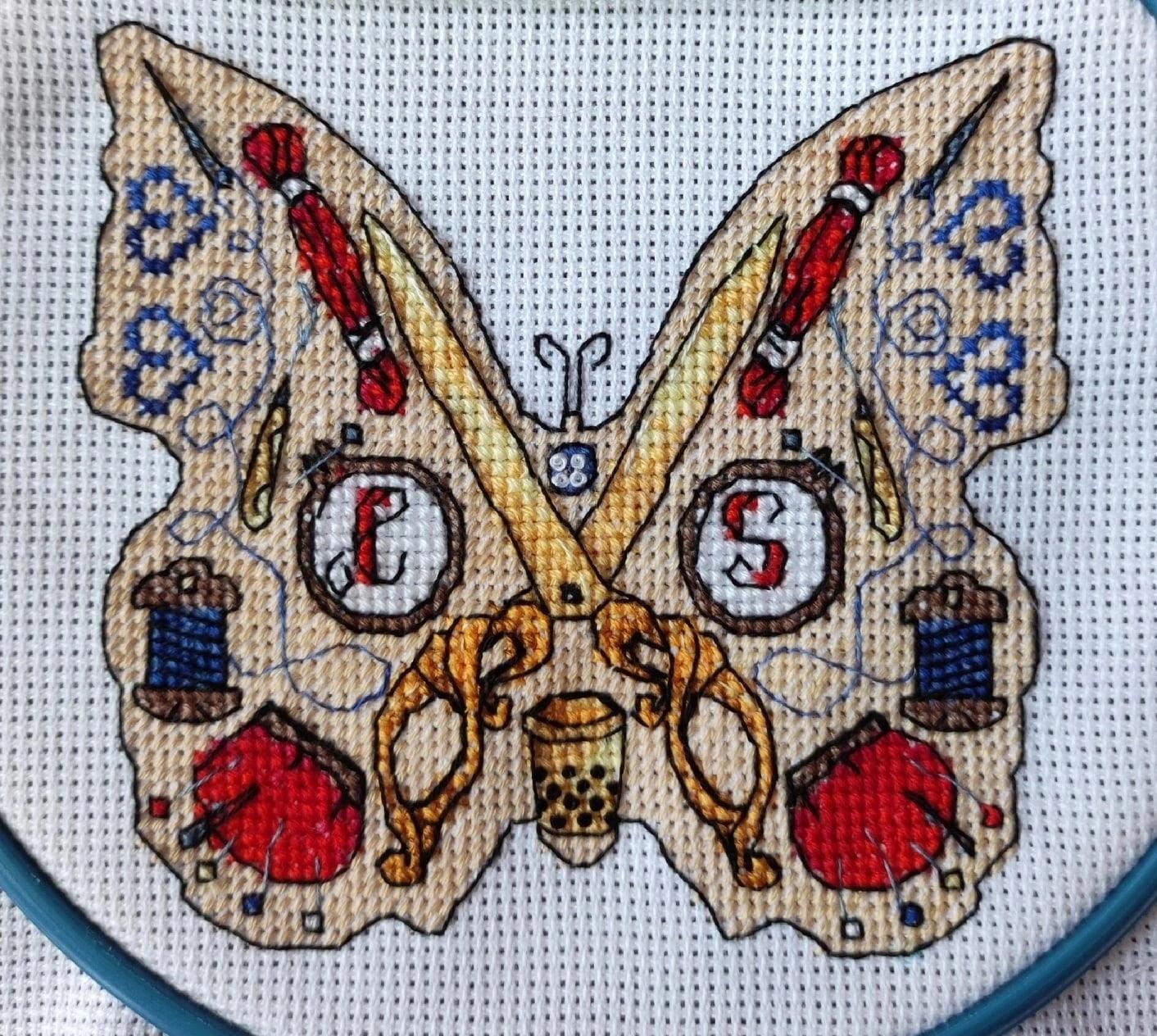 Flight of the Needle 1 - PDF Cross Stitch Pattern