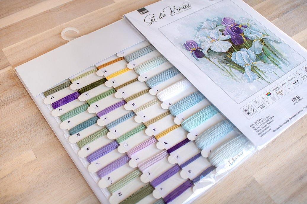 Irises B2367L Counted Cross-Stitch Kit