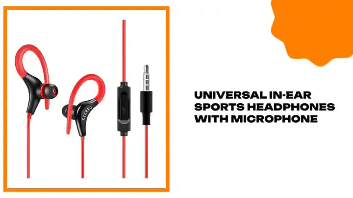 Universal In-Ear Sports Headphones with Microphone by@Outfy