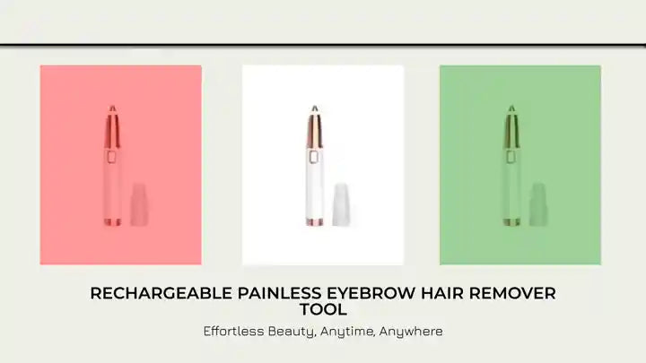 Rechargeable Painless Eyebrow Hair Remover Tool by@Outfy