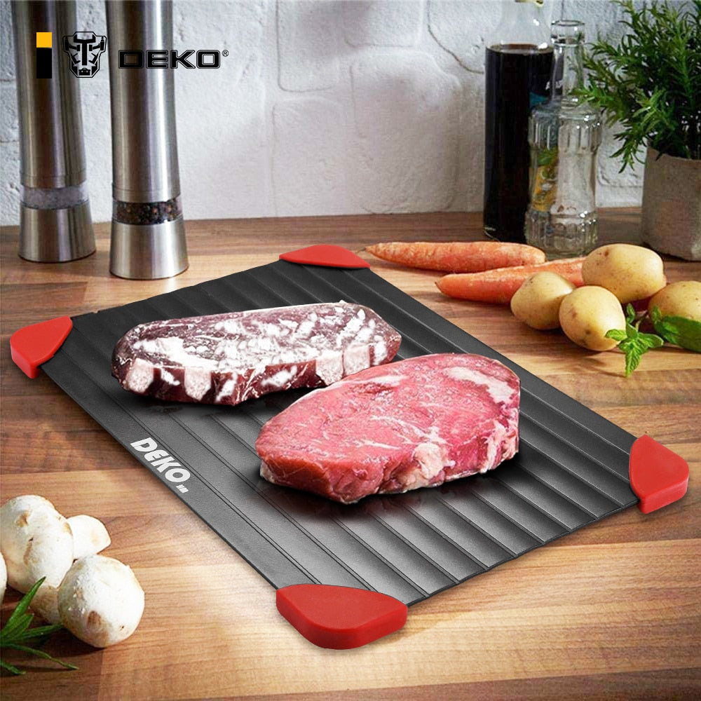 Magic Fast Defrosting Tray Thawing Chopping Board Thaw Food Fruit Steak Meat Seafood Quickly Kitchen Gadgets Tools