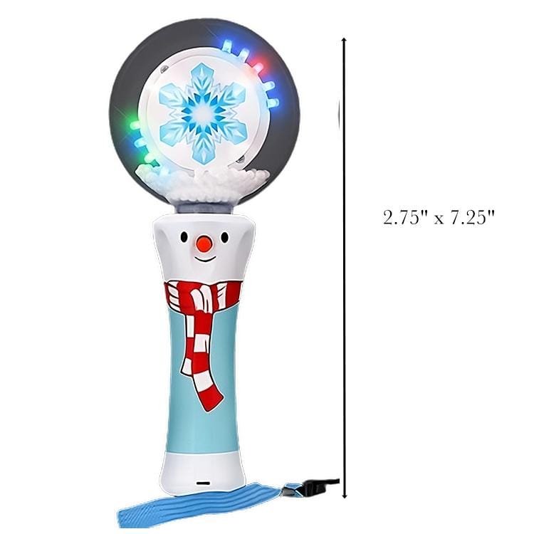 LED Spinning Winter Wonderland Light Up Wand