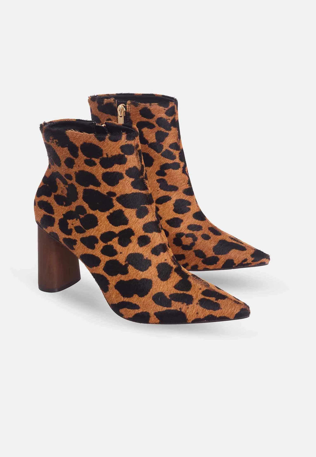Women's Animal Print Boots - 8.4 cm Heel